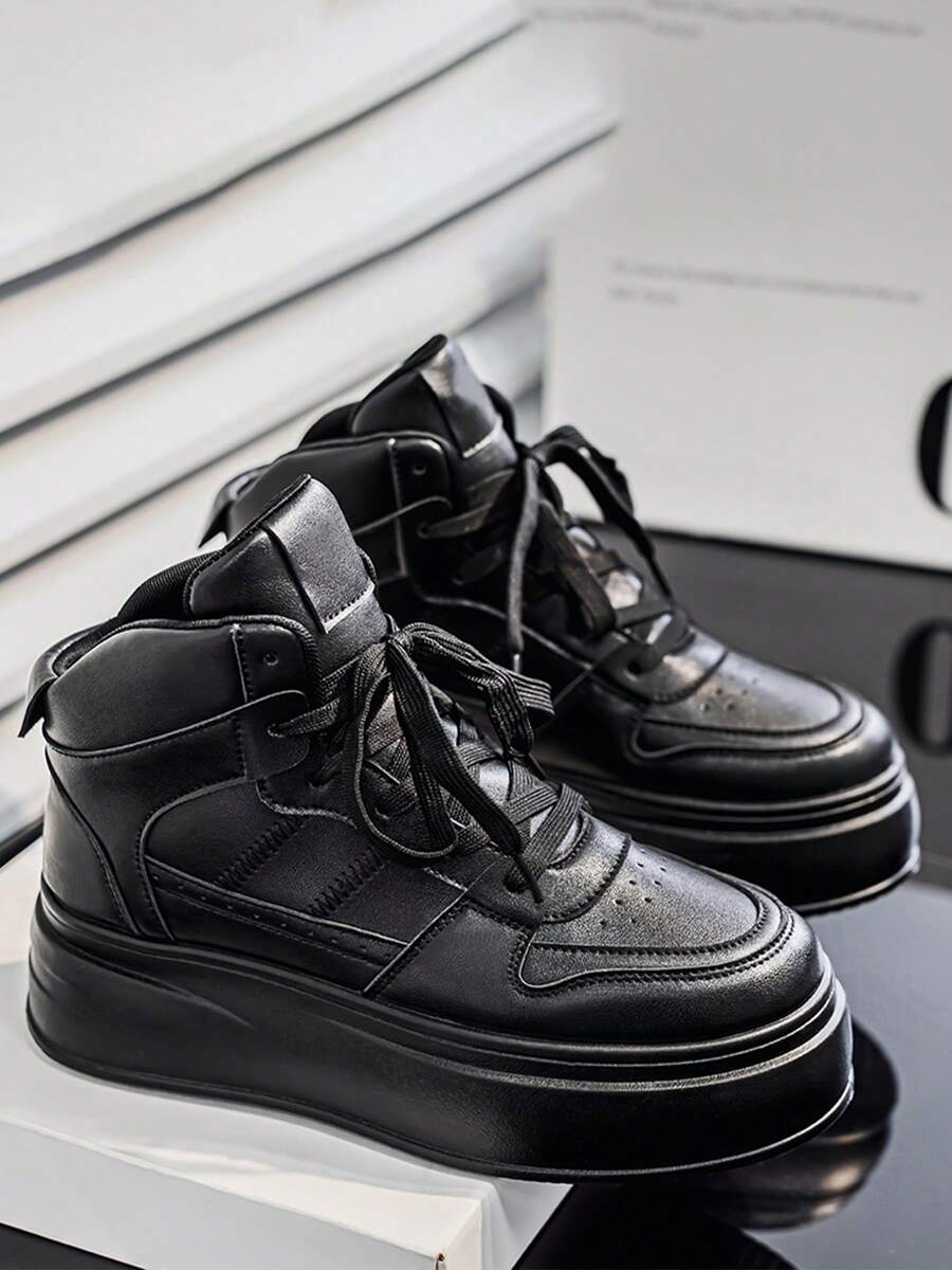 Zapatos deportivos casuales retro a juego para hombres, con cordones, versátiles para exteriores, fiestas, oficina, todas las estaciones