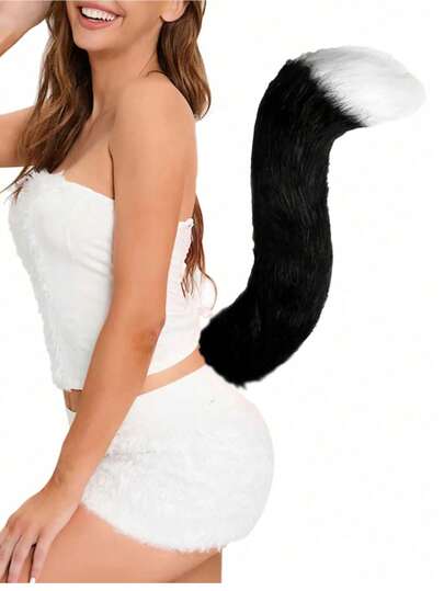 1 chiếc đuôi cáo giả lông thú, phụ kiện hóa trang anime cho bữa tiệc.