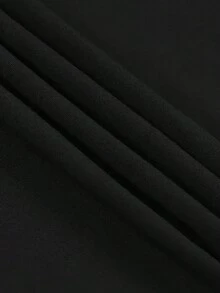 Women Round Neck T Shirt I'm A Mom And A Dental Assistant Nothing Scares Me Print Short Sleeve Casual Tee For Moms And Dental Professionals Daily Wear Work Outfit - 黑色 - 查看 3