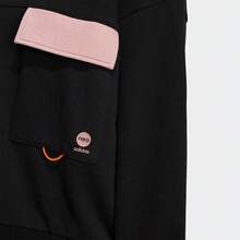 Adidas 阿迪達斯衛衣女裝秋冬季寬鬆圓領套頭衫休閒運動服 - 黑色 - 查看 4