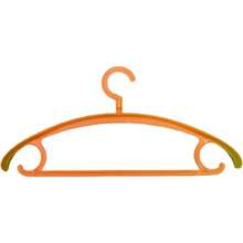 Trrcylp 10 Pack Heavy Duty Hangers Plastic 25 Lb Capacity Swivel Hook Clothes Hanger Wide Shoulder Non Slip Thick Coat Hanger Orange