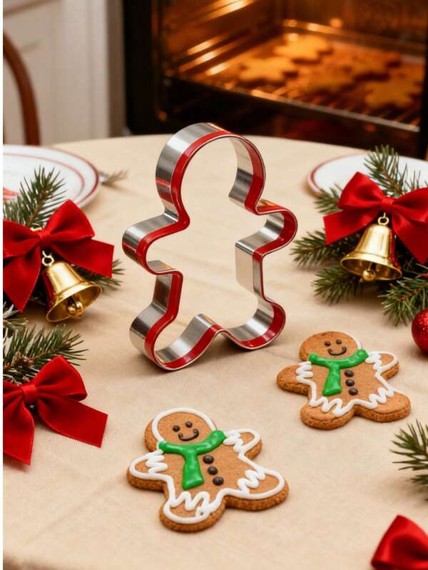 Molde y cortador de galletas navideñas - Muñeco de nieve, árbol de Navidad, hombre de jengibre, corazón, etc.