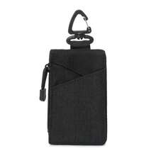 Diese mehrfarbige Nylon-Hüfttasche mit glattem Reißverschluss und stabilen Haken ist praktisch und leicht. Sie ist leicht und tragbar und ermöglicht jederzeit und überall schnellen und einfachen Zugriff auf kleine Gegenstände.