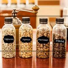 Home Office Organization Label Sticker Kit:  36 Pcs  Write-On Stickers/With A Marker/Value Pack Of Adhesive Labels For Sorting,  School Supplies & Storage ,Used For Writing The Shelf Life Of Chemicals And Labels Of Seasoning Bottles - 36PCS(Black)+Pen - View 6