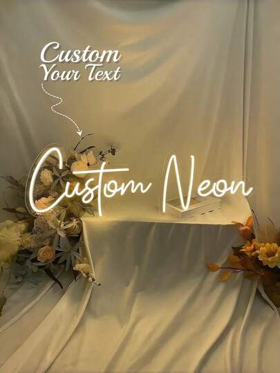 1 Stück personalisiertes Neon-Schild | Neonlicht | personalisiertes Geschenk | Kinderzimmer-Namensschild | personalisiertes Neonlicht | LED-Neon-Schild | Wanddekoration | Weihnachtsgeschenk