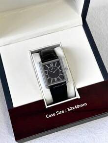 Pablo Raez 1件复古男士手表，原装迷人男士腕表，银色，珠宝级，不易褪色，经典石英表，不锈钢时尚设计，沙滩配饰，顶级品牌全新，50米防水，罗马数字显示带日期，休闲石英表 - 銀色 - 查看 5