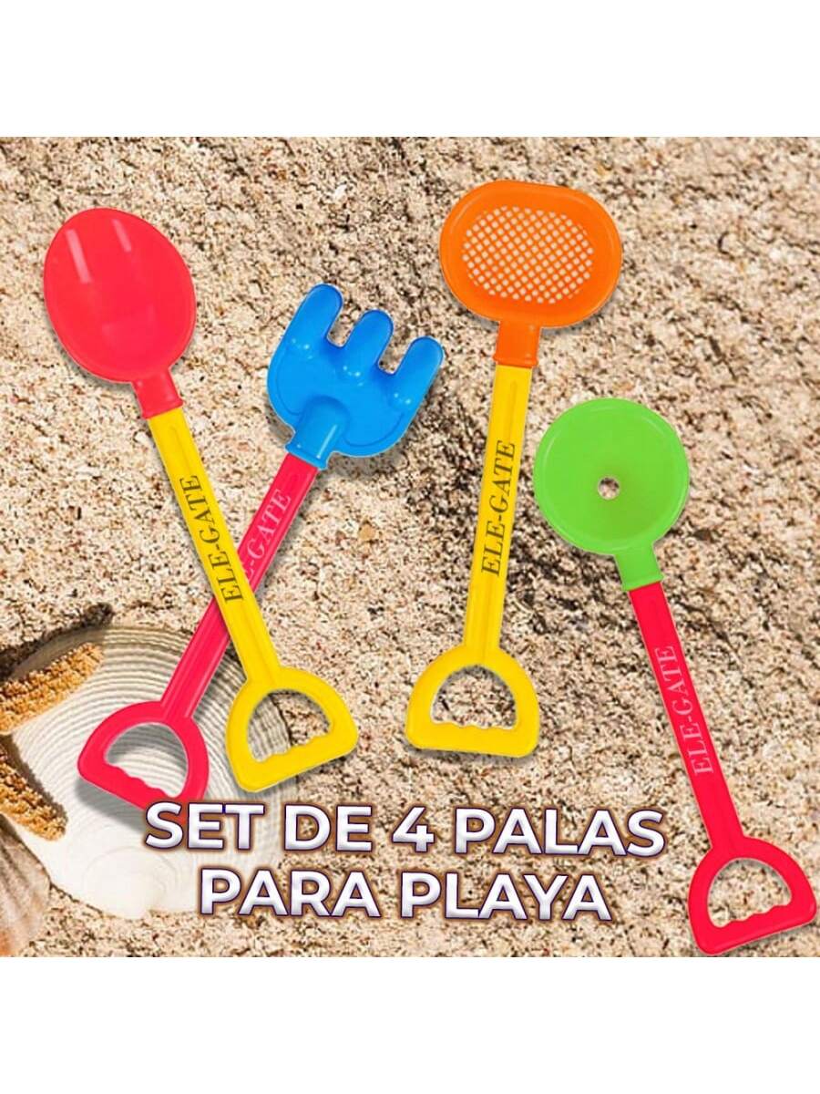 Conjunto de 4 palas de playa