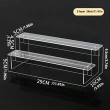 1 件透明亚克力多层盲盒展示架、收藏品人物、香水、化妆品收纳架 - 無色 - 查看 25