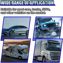 Car Gear Shift Knob Cover, Universal Automotive Gear Lever Handle Protector Cover, Vehicle Stick Shifter Cover Car Interior Decoration Accessories For Most Cars, SUVs, Trucks (Red) - Màu tím - Xem 6