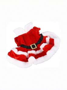 Disfraz navideño para perros, ropa suave y cálida de manga corta para mascotas, traje navideño para perros y gatos