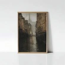 1 pezzo Stampa da parete vintage senza cornice di stile europeo | cartellone d'arte di stile country francese, decorazione da parete, stampa su tela, stampa di stile minimalista moderno, decorazione per soggiorno e camera da letto, decorazione per bagno, regalo ideale - Multicolore - Visualizzare 12