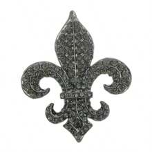 Zinklegierung Strass Kristall Diamant Anker Brosche, Weihnachtsgeschenk