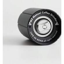 CAFEDEKONA M3 Premium Manual Coffee Grinder Conical Burr Stainl Steel Portable Adjustable Hand Grinder For Espro/Cold Brew/French Pr Travel/Camping/Home Use Black