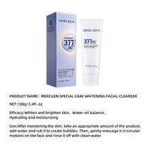 100g Creme de Limpeza Facial Clareador Meng Xi Lan Te, Adequado para Limpeza Facial