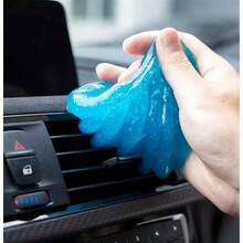 1 件装汽车清洁凝胶，适用于缝隙和碎屑 - 无需电源。适用于桌面清洁、键盘和汽车内饰通风口家居配件 - 彩色 - 查看 5