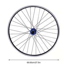 YUNRUX 27.5-Inch Mountain Bike Wheelset Front Rear Blue Aluminum Alloy Rim Disc Brake - A - 查看 2