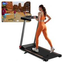 4-In-1 Treadmills For Home With Incline And Handles, Folding Treadmill Running Machine For Small Spaces 300 LB 3.0 HP 7.5 MPH Foldable Treadmill With Smart APP - 美規B型插(110-127V) - 查看 8