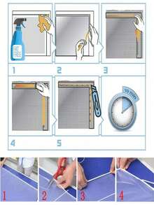 Anti-Mosquito Window Mesh 150 X 130 & 150 X 180 - White - View 11