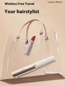 2-In-1 Straightener And Curler, Multi-Function Hair Straightener, 7 Adjustable Temperature Settings, LCD Digital Display, Long-Lasting Use, Compact & Convenient, USB Rechargeable, Suitable For Home, Travel, Salon Use, Gifts For Family And Friends - Multicolor - View 10