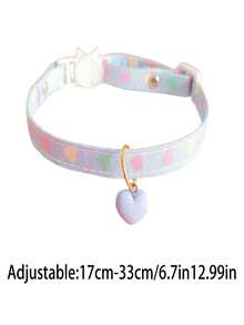 3pcs - Cat Collar Pet Accessories Decoration Dog Neck Silent Adjustable Safety Buckle Replacement Pendant DIY Pet Collar Pendant Christmas Gift