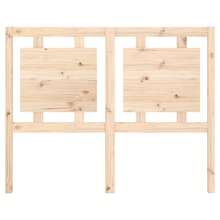 Testiera per Letto 125,5x4x100 cm in Legno Massello di Pino