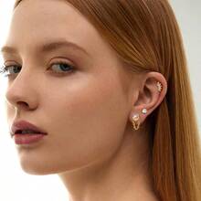 20G Cartilage Earrings For Women Helix Earrings Flat Back Earrings 316L Stainless Steel Star Moon Butterfly CZ Cartilage Stud Earrings Small Hoop Chain Dangle Helix Tragus Piercing Jewelry