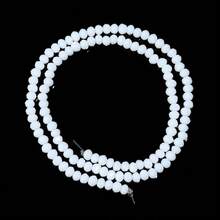 1pc White Ceramic Faceted Abacus Crystal Flat Bead, Fashionable Versatile All-Match Handmade DIY Beading Supplies, Suitable For Making Bracelets, Necklaces, Jewelry, Funky Jewelry, Phone Straps, Keychains, Wholesale Beads