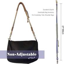 Purse Shoulder Strap Replacement For Bag, Non Braided Paracord Rope Handbag Straps - Khaki - View 3