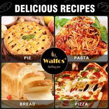 - Rodillo de mrmol con asas de madera y cuna de madera, 16.5 pulgadas para hacer masa de pizza y tortillas, rodillo de masa para corteza de tarta, galletas, pasta gris y blanco - 1 rodillo de mármol - Ver 7