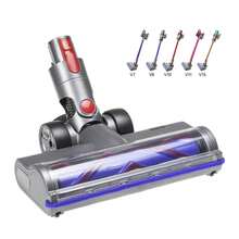 TECHCLN Cabezal de cepillo de repuesto con luz de detección de polvo para pisos de madera dura, compatible con V7, V8, V10, V11, V15