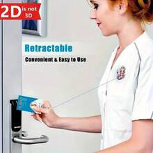 بكرة شارة أكريليك مسطحة 2D بشكل حورية البحر - حامل بطاقة هوية قابل للسحب مع سلسلة معدنية قابلة للتمديد 2D لامعة، مناسبة للمكتب والمستشفى والمدرسة والاستخدام الخارجي. مثالية كإكسسوار زخرفي أو هدية للموظفين/الممرضات/المعلمين/المتطوعين في ملابس العمل | هدية عيد