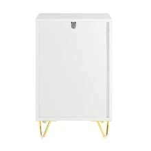 SoBuy 3 Drawers Bedside Table Side Table Sofa Table Lamp Table White W40 X D40 X H63cm FBT115-L-W - FBT168-w - View 4