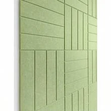 Felt Bulletin Board Tiles Modern Cork Board Alternative Large Cork Boards For Walls Aesthetic Felt Wall Panels For Office And Home Decor Pinboard And Photo Board 12Pack Pink - 並聯-12P+春綠 - 查看 1