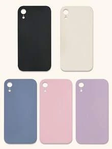 可爱简约纯色多巴胺色手机壳5件套，简约纯色手机壳，镜头保护壳，兼容和Galaxy手机，手机壳，Galaxy系列手机壳，兼容 17 Pro Max，保护套，可爱手机壳，11、13、14、15、16等手机型号，春季礼物，国际版，非国内版 - 彩色 - 查看 18