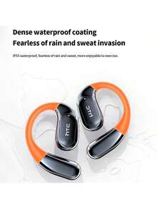 HTC NE27 Bluetooth Headset With Intelligent Translation Function, Comfortable Ear Hook Style, Digital Display, Portable And Lightweight For Office Use, Black - Black - View 3