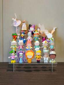 1 件透明亚克力多层盲盒展示架、收藏品人物、香水、化妆品收纳架 - 無色 - 查看 3