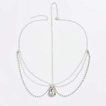 Fairy Crown, Female Artistic Renaissance Fairy Hair Accessories, Medieval Headdress With Head Chain - 金色 - 查看 4