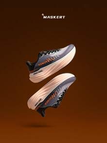 MASKERT Damskie obuwie codzienne, damskie wielofunkcyjne, modne buty sportowe, płaskie, gumowe, miękkie, codzienne buty codzienne, pasujące do każdego stroju