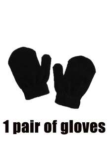 4件套儿童针织帽、围巾和手套。完美的秋冬防风保暖帽子套装。（适合0-3岁宝宝） - 彩色 - 查看 16