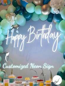 Customized LED Neon Sign Decoration For Room, Personalized Neon Sign Wedding Gift, Holiday Neon Sign Home Decor Wedding Backdrop, USB Powered, Romantic Home Decor, Perfect For Wall Decor, Christmas, Halloween, Party, Thanksgiving