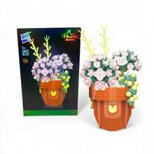 Set de Flores Armables Con Macetitas. - Multicolor - Ver 1