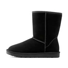 Men's Cozy Suede Boots Winter Warm Faux Fur Lined Cold Weather Outdoor Comfort Ankle Boots - màu đen - Xem 8