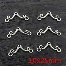 30pcs Antique Silver Plated Vintage Bar Rectangle Retro Connector Charm Pendant DIY Necklace Jewelry Findings Accessories - Antique Silver - View 14