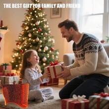 Modern Acrylic RGB LED Desktop Lamp With Music Sync Smart APP And Remote Control Dimmable Gaming Light Cool Music Reactive Lighting Extra Thick Material Premium Gift Box Christmas Present