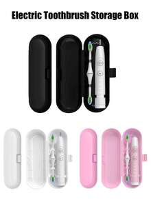 1个便携式通用电动牙刷收纳盒，透明电动牙刷架，旅行户外收纳盒，家居浴室装饰，防尘卫生，小巧轻便，方便携带，是商务旅行、居家、健身、露营、行李箱、背包、家庭、情侣、客人的理想之选，可放置于浴室台面上，是理想的节日旅行礼物，圣诞节、感恩节、万圣节、新年旅行配件。 - 彩色 - 查看 4