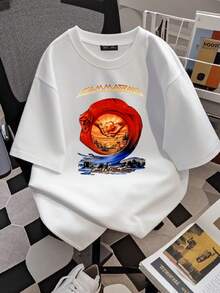 180g pure Cotton New Limited Gamma Ray Land Of The Free Classic Man Wo T Shirt Size S To 5Xl Slightly Versatile fashion Breathable Women Top Graphic Tees Stylish T-Shirt For Women Casual Casual Soft streetwear Summer Unisex Stretched designer clothes - Blanco - Ver 3