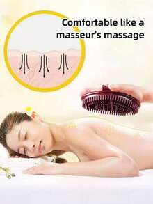 1pc Body Massage Brush, For Muscle And Body Relaxation, Physical Therapy, Meridian Massage Brush, For Muscle Relaxation, Regulating Channels And Activating Channels, Handheld Body Massager And Itching Relief Tool For Men And Women, Suitable For The Elderly And Back Pain Relief