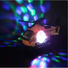 Helicóptero eléctrico de juguete para niños, simulación de avión de transporte con engranajes luminosos. - Multicolor - Ver 5