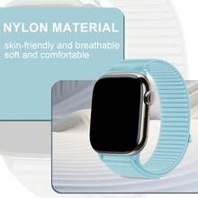 适用于 的运动环带 46 毫米 42 毫米 49 毫米 45 毫米 44 毫米 38 毫米 40 毫米 41 毫米 男女款，柔软透气可调节尼龙表带适用于 SE3/ SE2/ SE/Series 11 10 9 8 7 6 5 4 3 2 Ultra - 彩色 - 查看 4