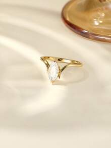 1PC 925 Sterling Silver 0.5ct Sparkle Marquise Engagement Ring Wedding Band For Women Dainty Promise Ring Eternity Ring Fine Jewelry Gift